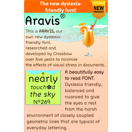 Aravis Dyslexia Friendly Font