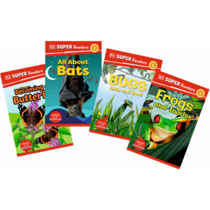 Super Readers KS 1-2 set: Insects, Bats, Frogs and Toads