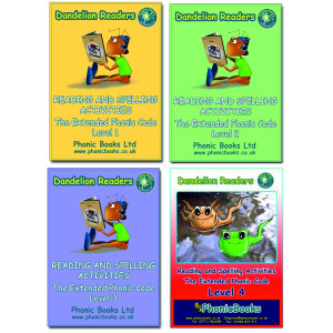 Dandelion Readers Extended Code Workbooks