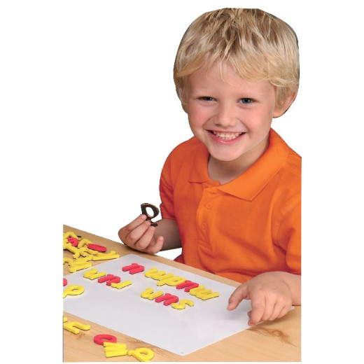 Multisensory magnetic foam letters for spelling and dyslexia.