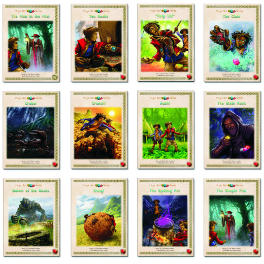 Dyslexia-friendly synthetic phonics catch-up readers: set of 12 books.