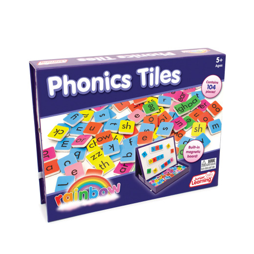 Rainbow Phonics Tiles, including all most common letter patterns