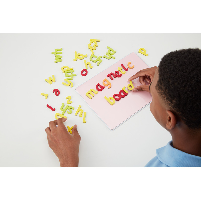 Spell out using magnetic letters