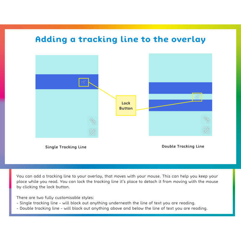 Adding a tracking line to your Overlay