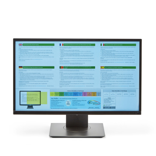 Wide-screen Monitor Overlays - Available in 10 colours