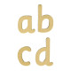a b c d Letters