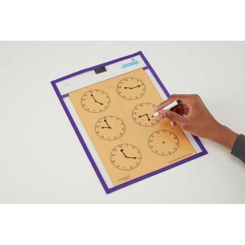 Write and Wipe Pockets