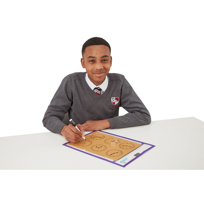 Write and Wipe Pockets