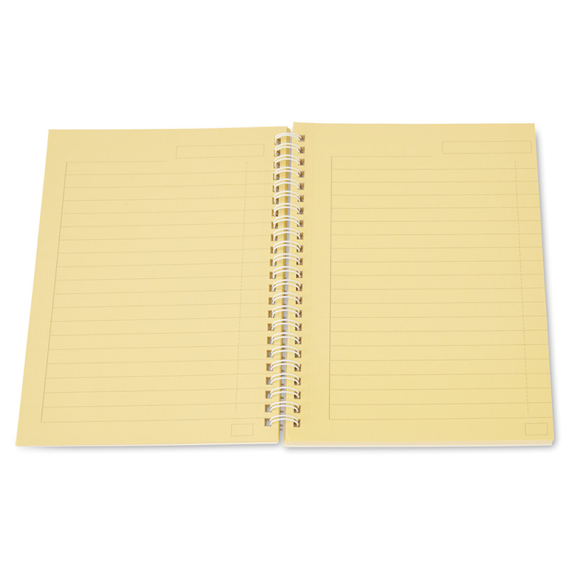 Lined Yellow Paper Spiral Notebook by THP Creative - Fine Art America