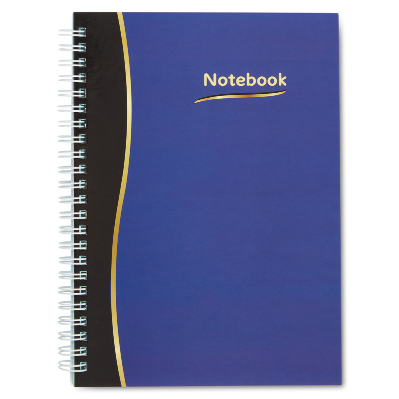 A5 tinted spiral notebook 9mm ruling with margin