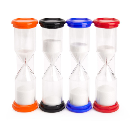 Sand timers in four time durations