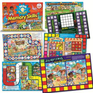 6 Memory Skills Board Games