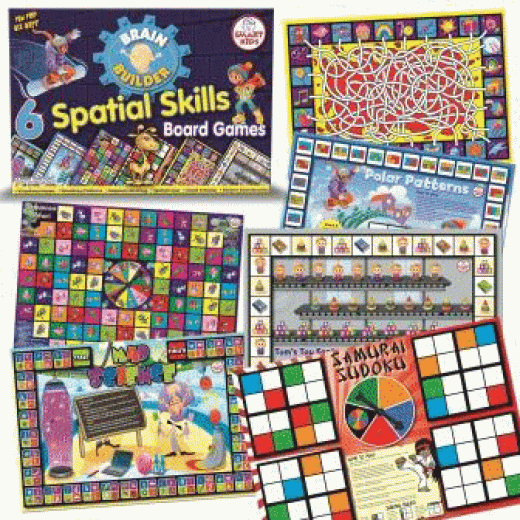 6 visual memory and spatial skills board games