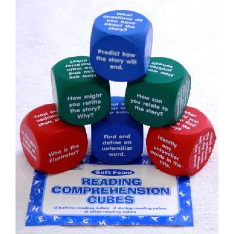Reading Comprehension Cubes 6/set 