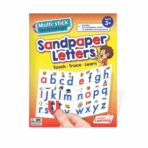 Multi-stick sandpaper letters
