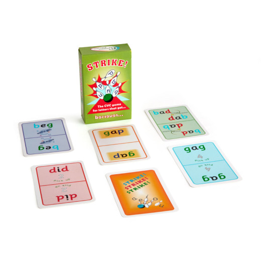 Dyslexia Card game for reversals and short vowel sounds