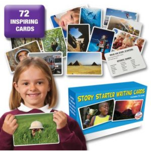 Story starter writing cards