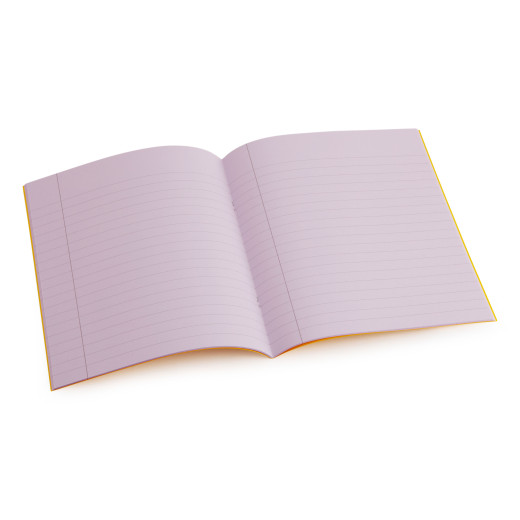 Standard size (9 inch x 7 inch) tinted exercise book - Purple