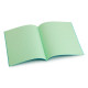 Standard size (9 inch x 7 inch) tinted exercise book - Leaf 10mm squared